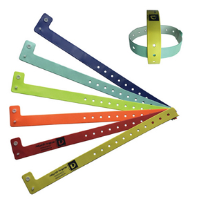 L Shape PVC Wristband