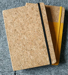 Cork Notebook with Elastic Band
