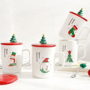 Christmas Cup with Spoon