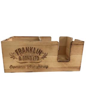 Wooden Bar Caddy