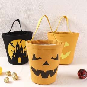Canvas Candy Tote Bucket