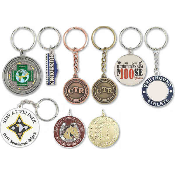 Metal Sport Medal Keychain