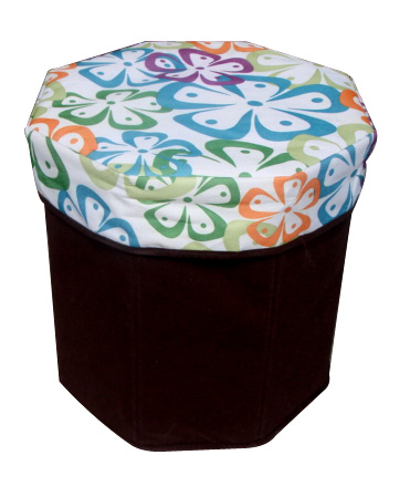 Folding Non Woven Storage Stool